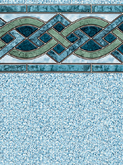 aqua blue pool liner