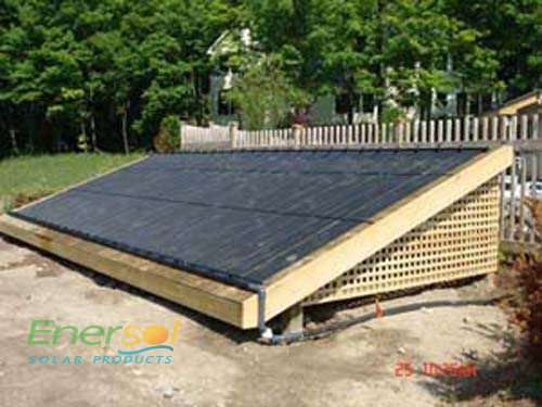 enersol 1 x 10 solar heating system