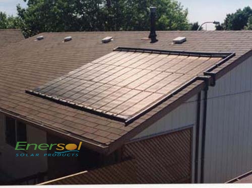 enersol 1 x 10 solar heating system